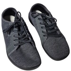 Whitin Sneakers Mens 5 Women's 7 EU 37 Gray Textile Lace Up Shoes